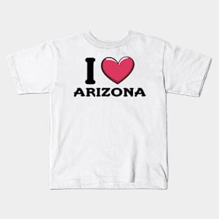 I Love Arizona State Kids T-Shirt